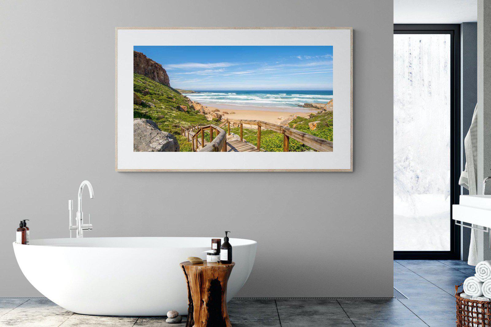 Robberg-Wall_Art-180 x 110cm-Framed Print-Wood-Pixalot