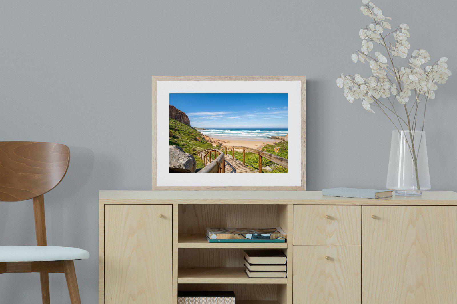 Robberg-Wall_Art-60 x 45cm-Framed Print-Wood-Pixalot