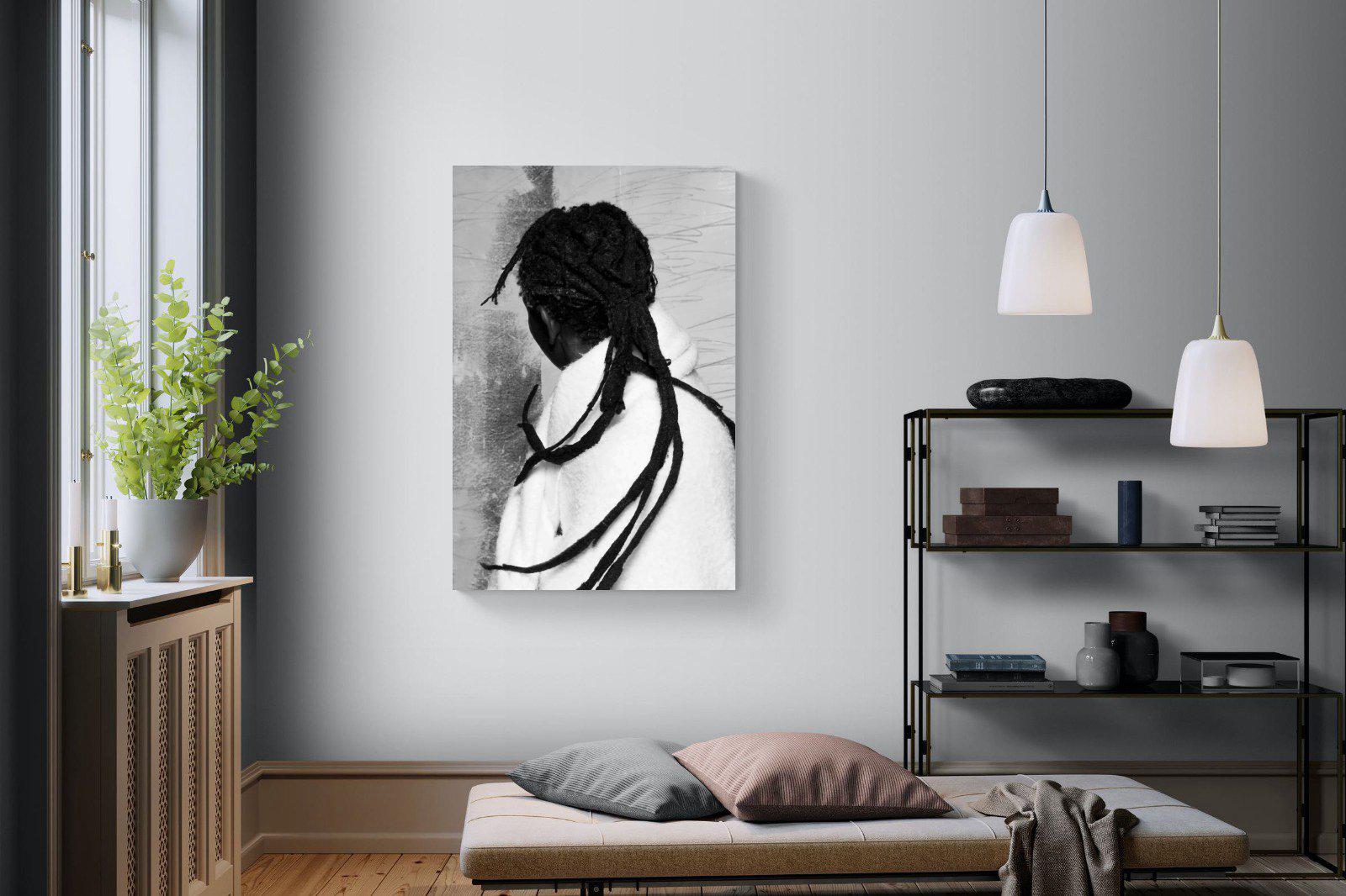 Robed Artist-Wall_Art-100 x 150cm-Mounted Canvas-No Frame-Pixalot