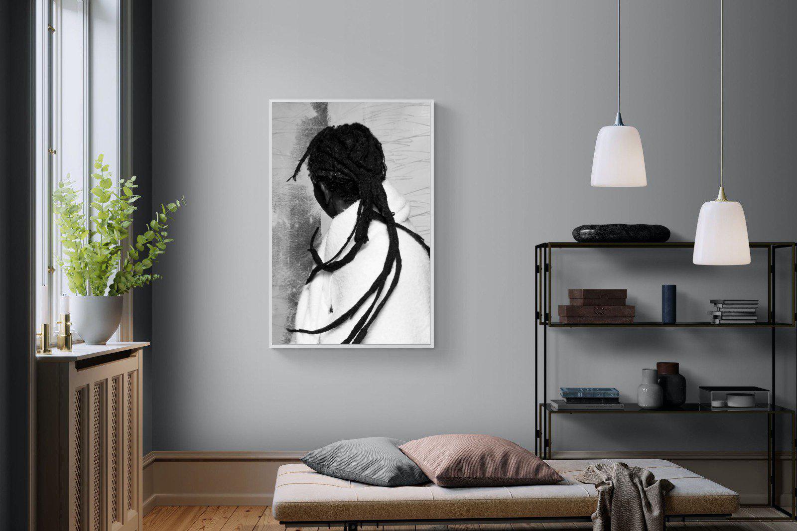 Robed Artist-Wall_Art-100 x 150cm-Mounted Canvas-White-Pixalot