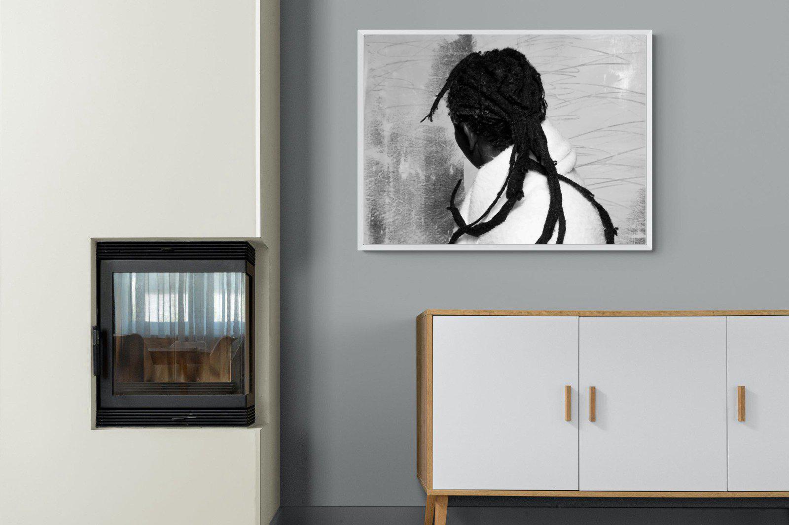 Robed Artist-Wall_Art-100 x 75cm-Mounted Canvas-White-Pixalot