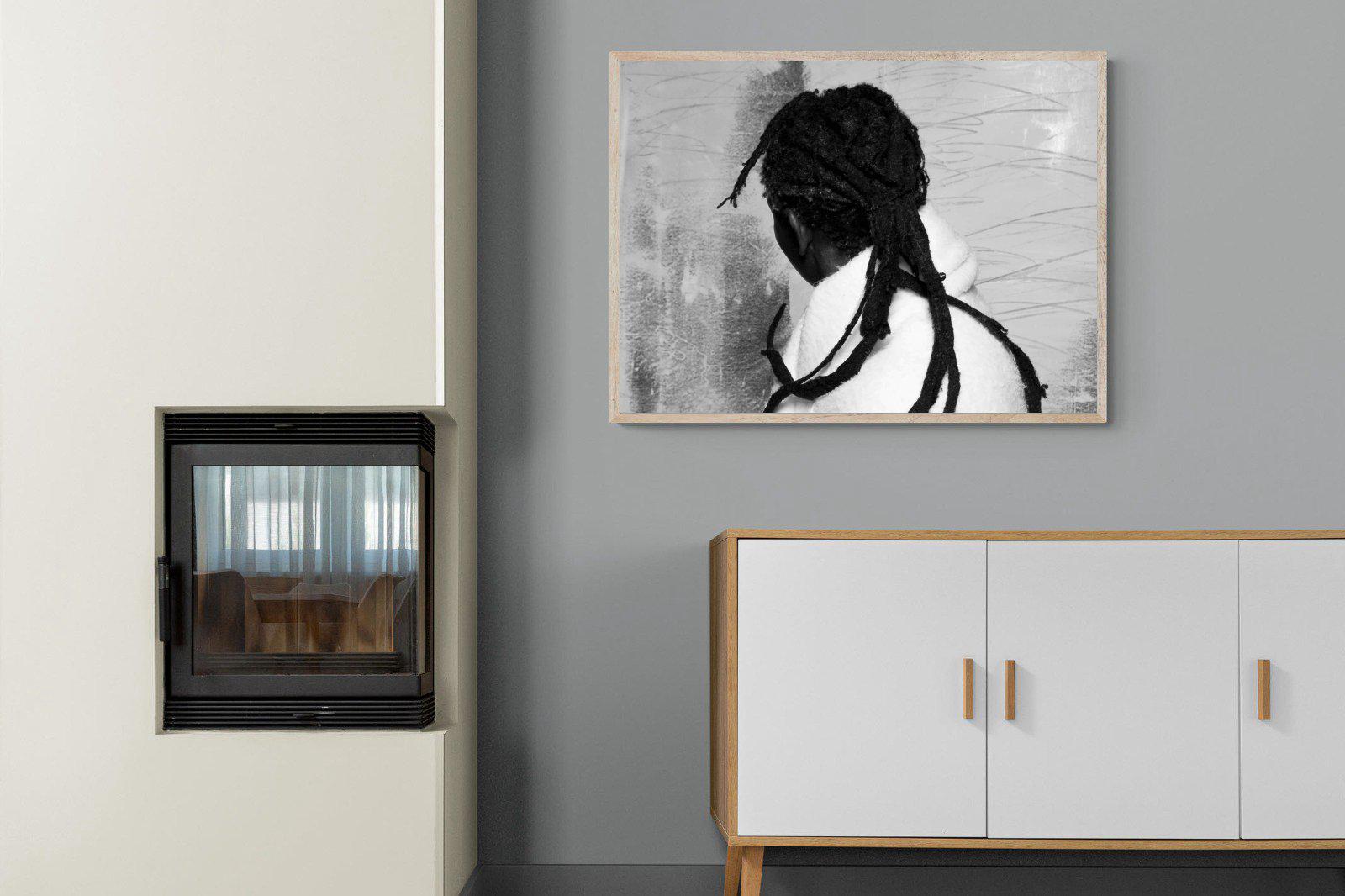 Robed Artist-Wall_Art-100 x 75cm-Mounted Canvas-Wood-Pixalot