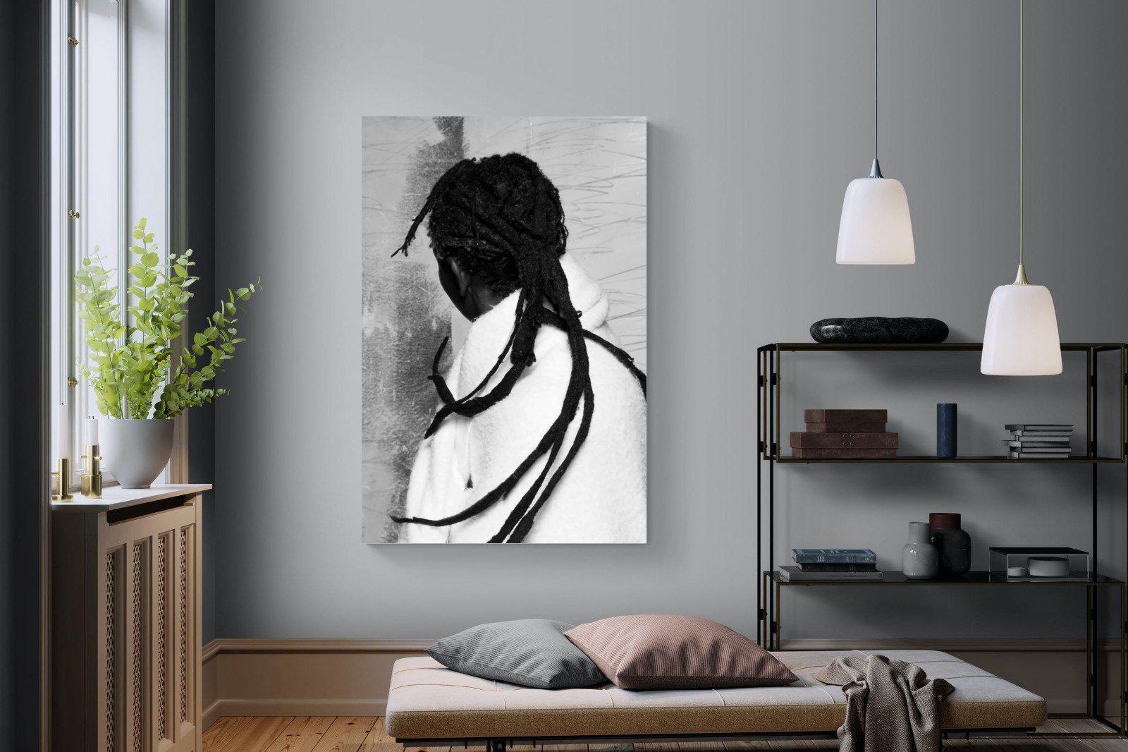 Robed Artist-Wall_Art-120 x 180cm-Mounted Canvas-No Frame-Pixalot