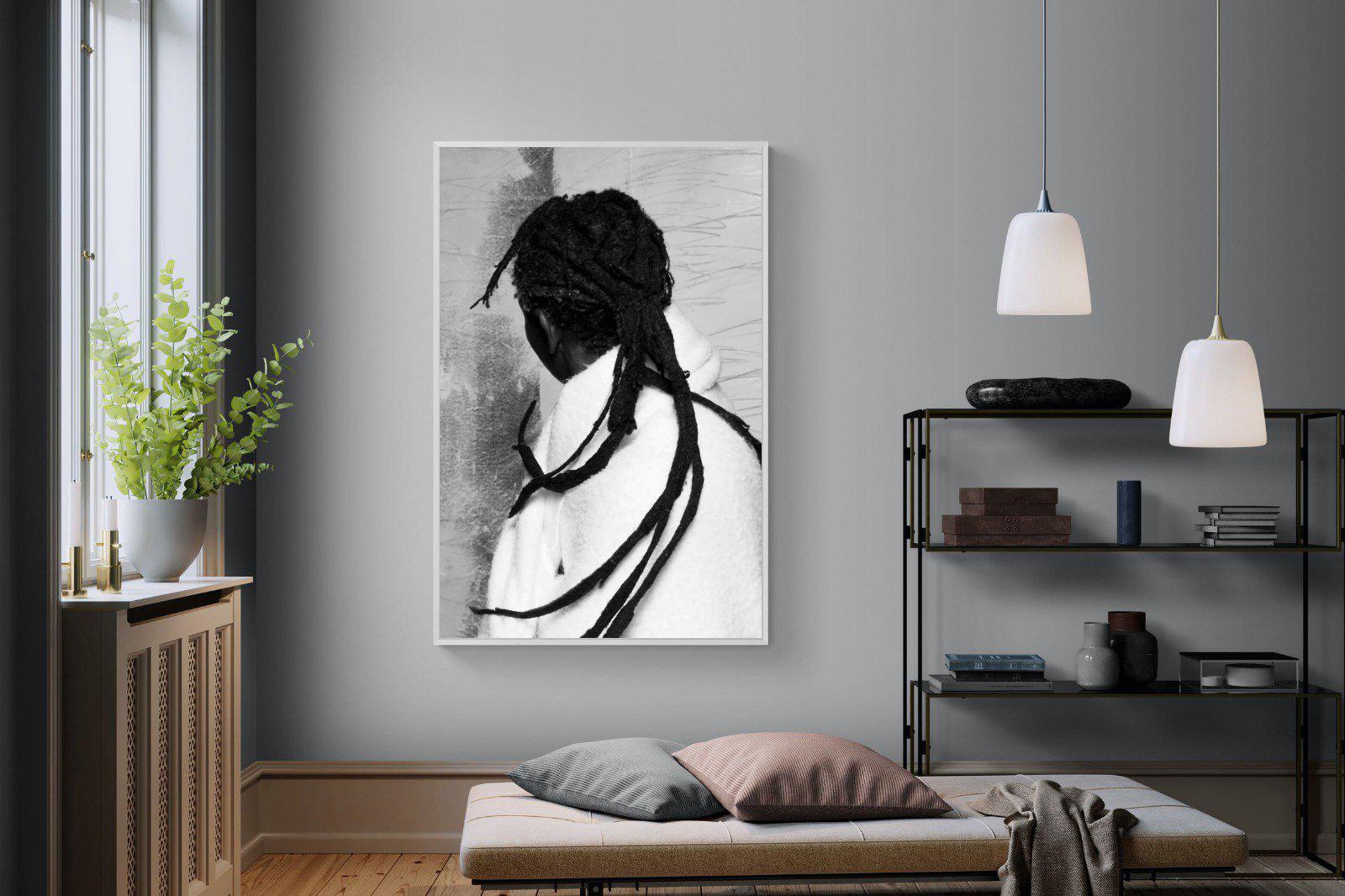 Robed Artist-Wall_Art-120 x 180cm-Mounted Canvas-White-Pixalot