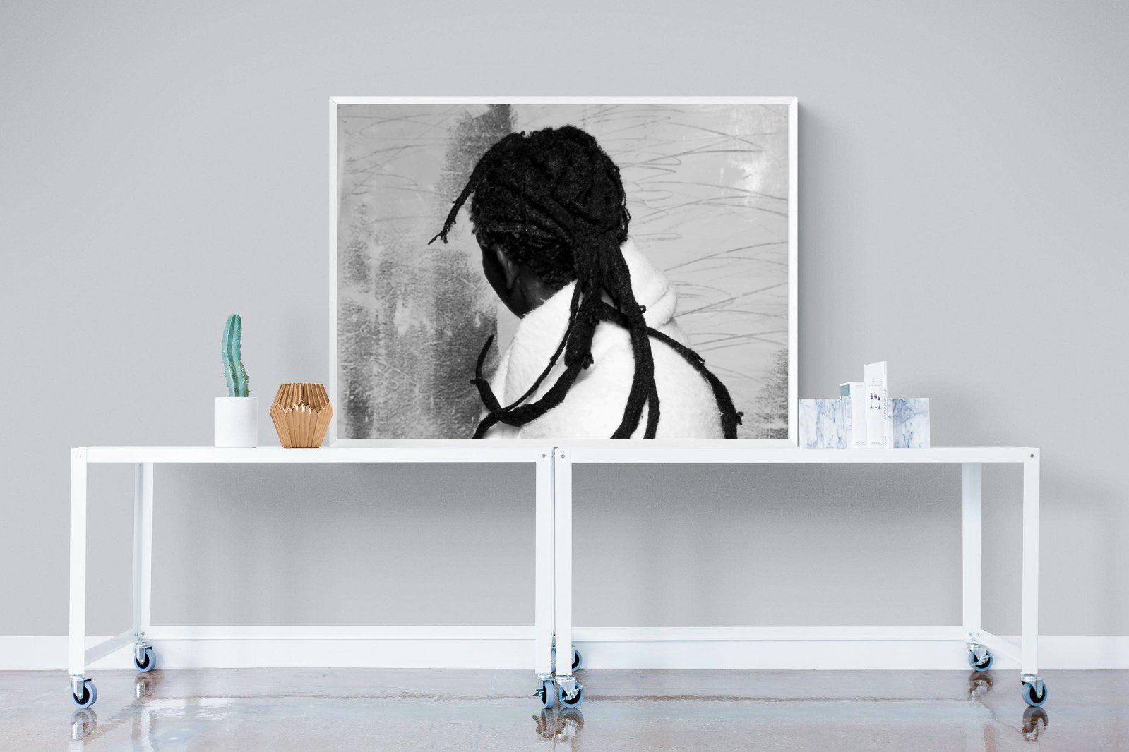 Robed Artist-Wall_Art-120 x 90cm-Mounted Canvas-White-Pixalot