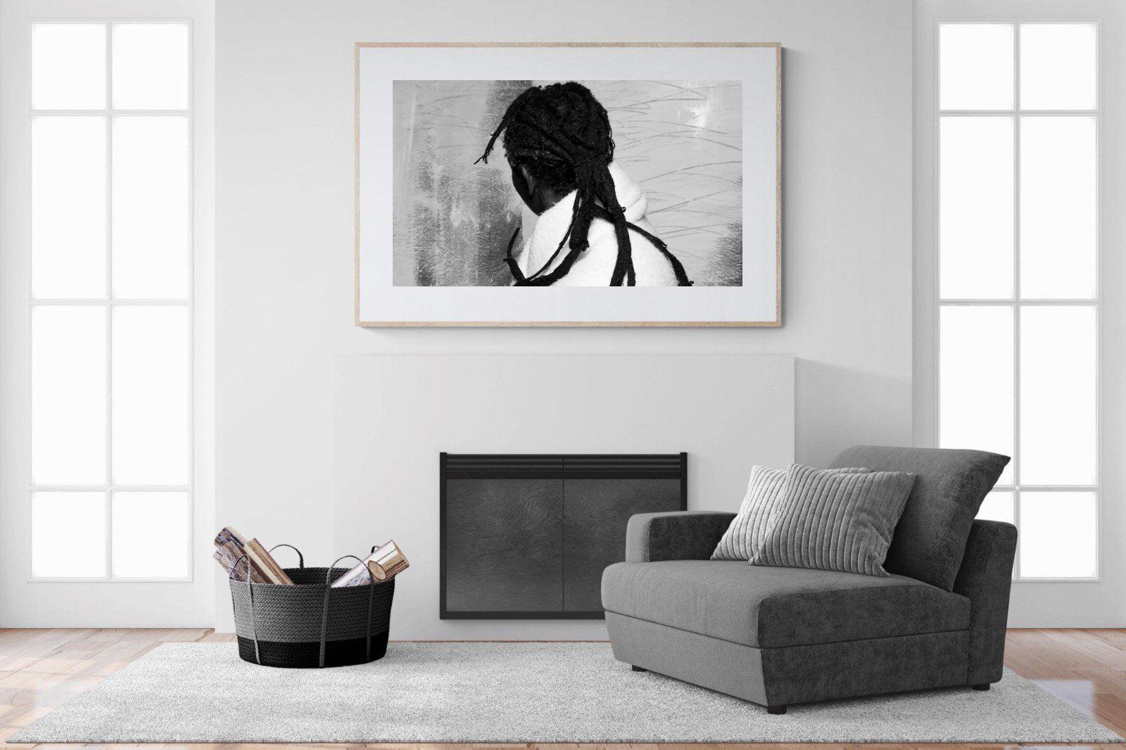 Robed Artist-Wall_Art-150 x 100cm-Framed Print-Wood-Pixalot