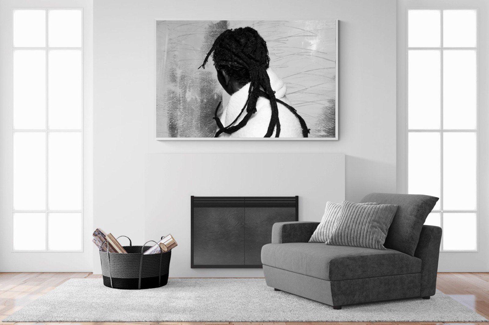 Robed Artist-Wall_Art-150 x 100cm-Mounted Canvas-White-Pixalot