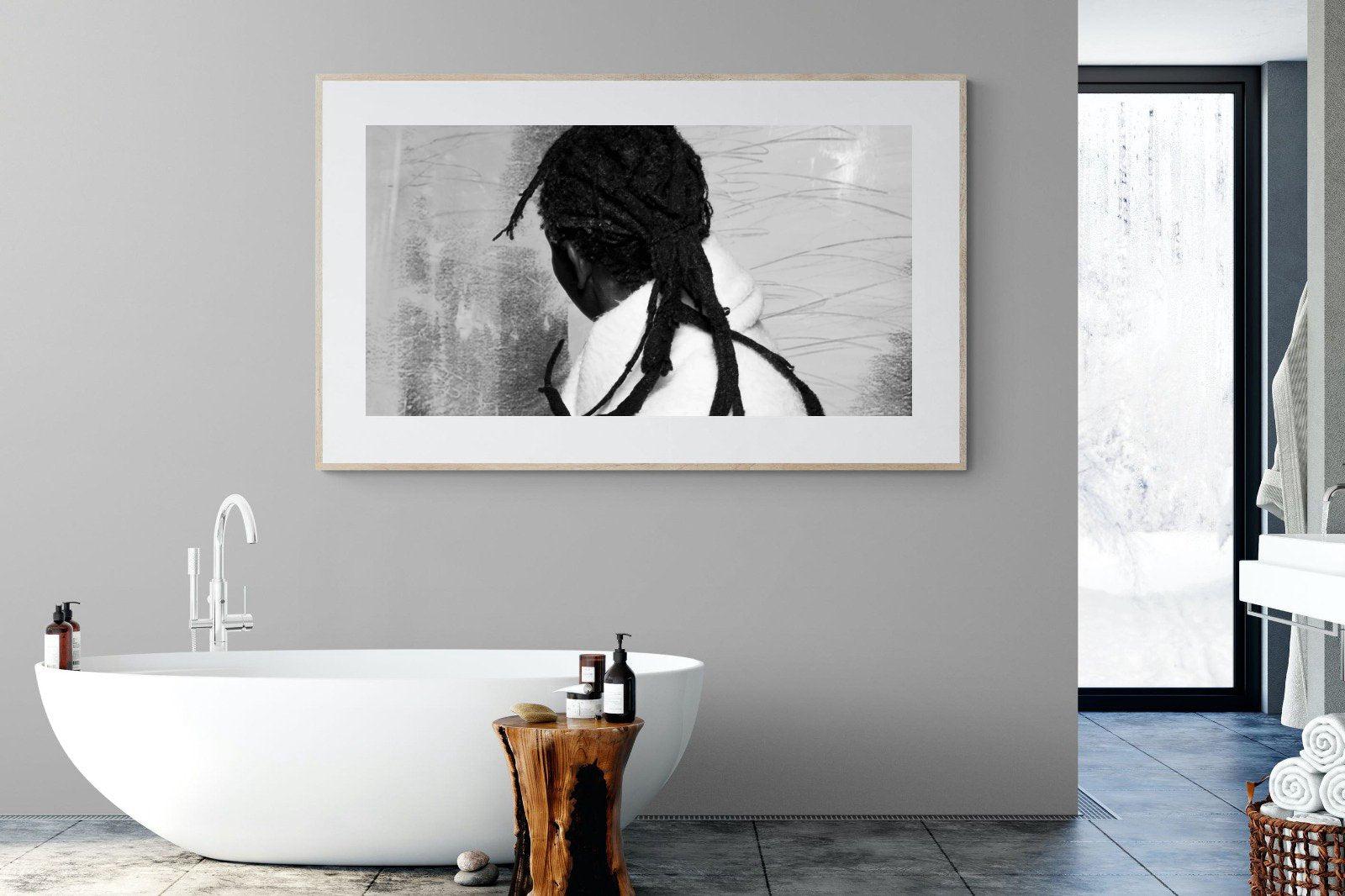 Robed Artist-Wall_Art-180 x 110cm-Framed Print-Wood-Pixalot