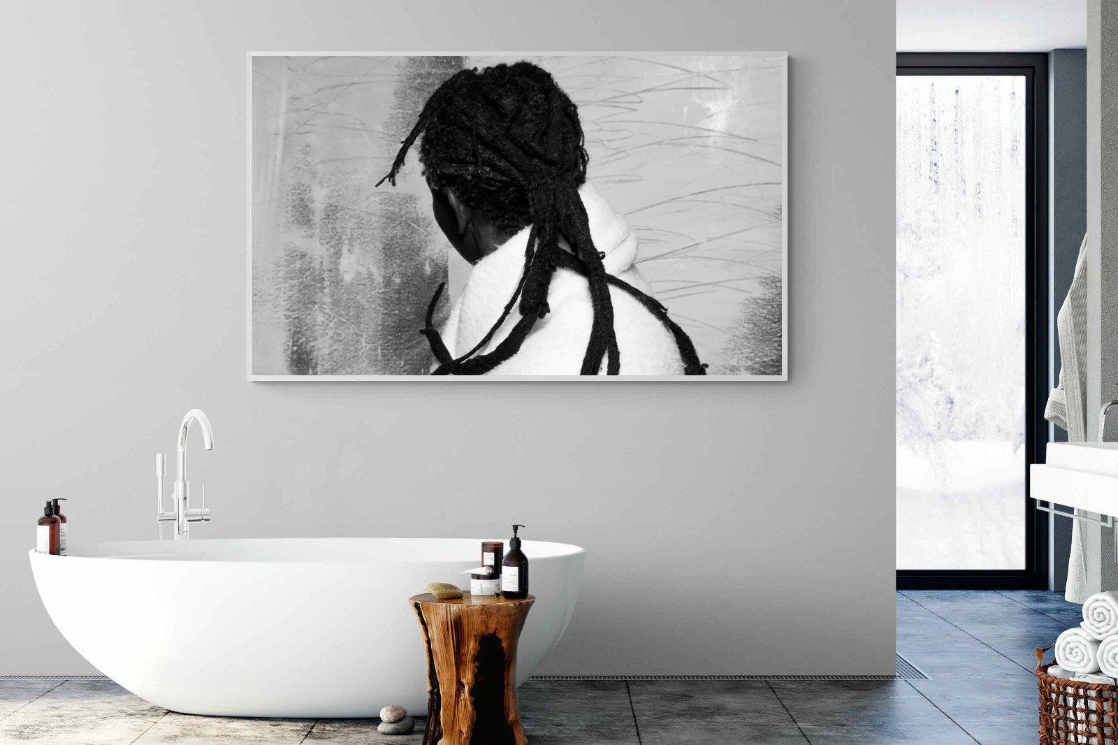 Robed Artist-Wall_Art-180 x 110cm-Mounted Canvas-White-Pixalot