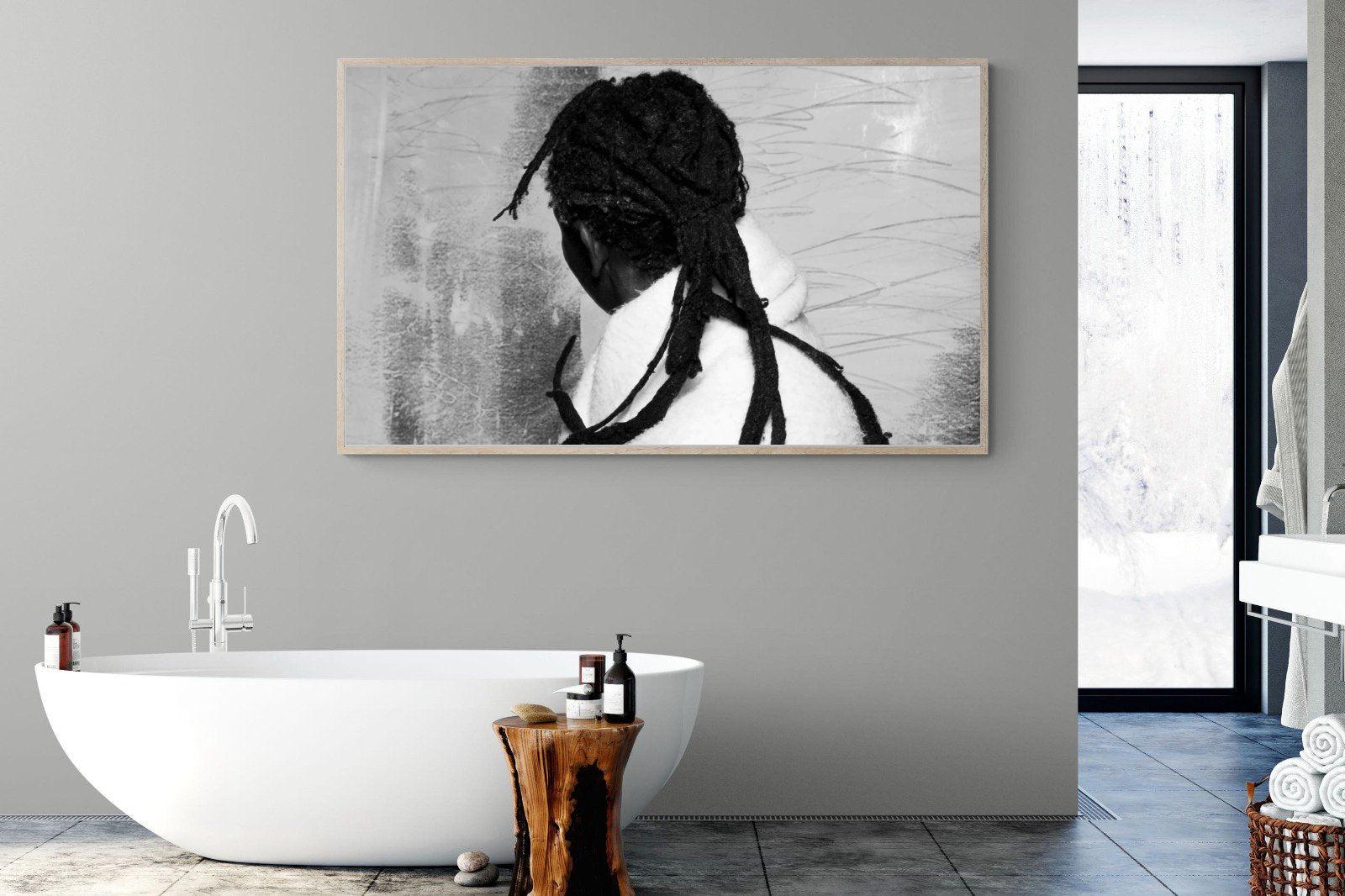 Robed Artist-Wall_Art-180 x 110cm-Mounted Canvas-Wood-Pixalot