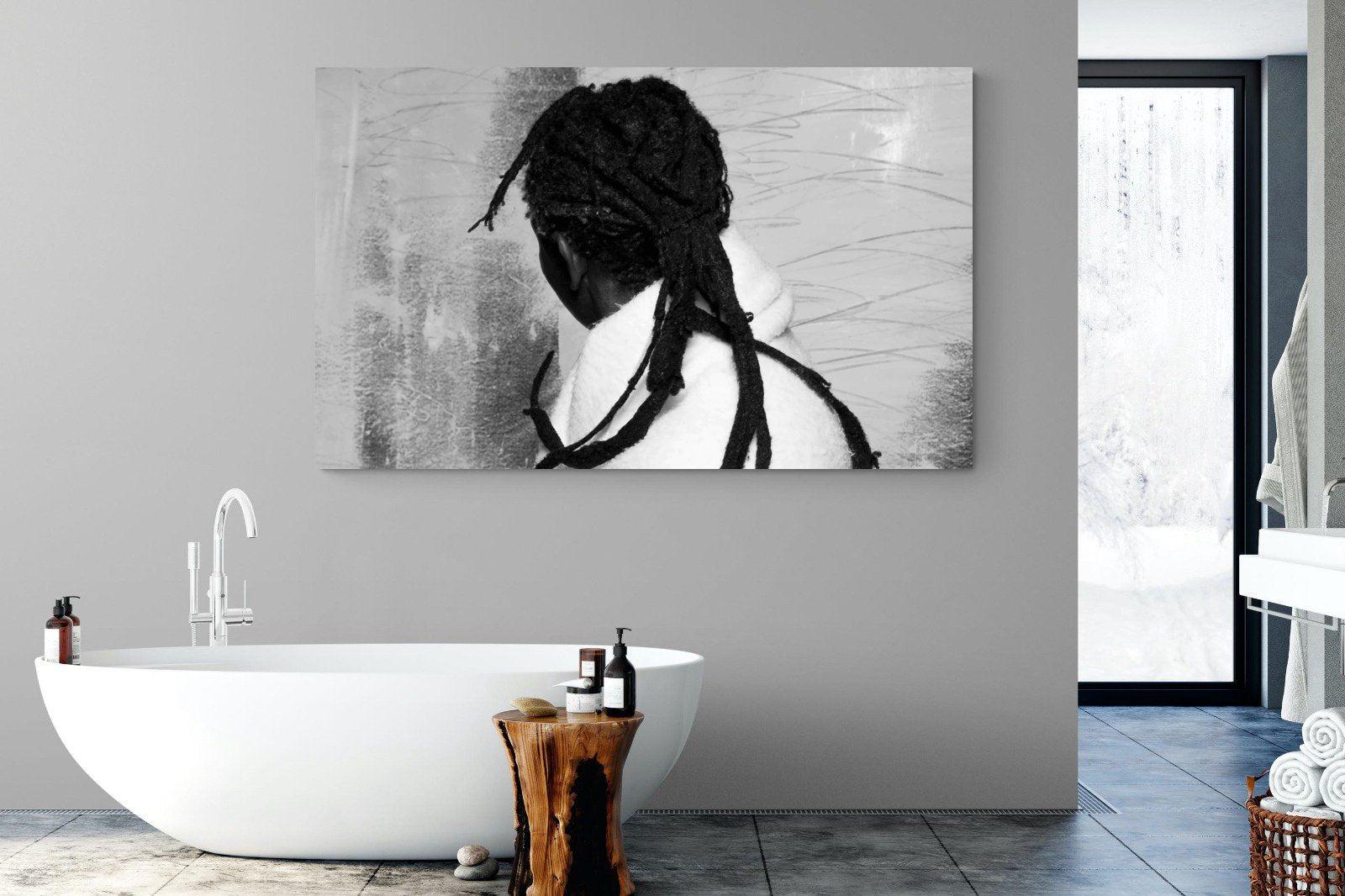 Robed Artist-Wall_Art-180 x 110cm-Mounted Canvas-No Frame-Pixalot