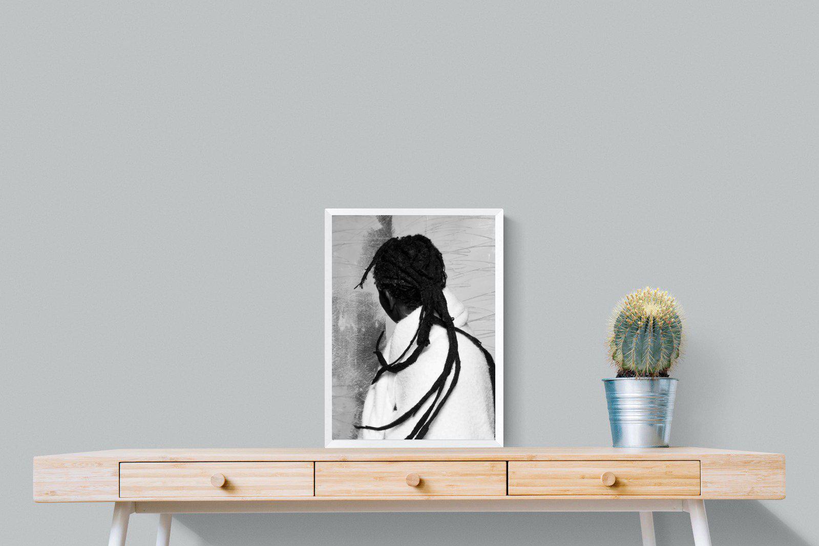 Robed Artist-Wall_Art-45 x 60cm-Mounted Canvas-White-Pixalot