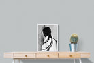 Robed Artist-Wall_Art-45 x 60cm-Mounted Canvas-White-Pixalot