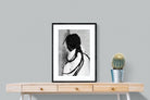 Robed Artist-Wall_Art-60 x 80cm-Framed Print-Black-Pixalot