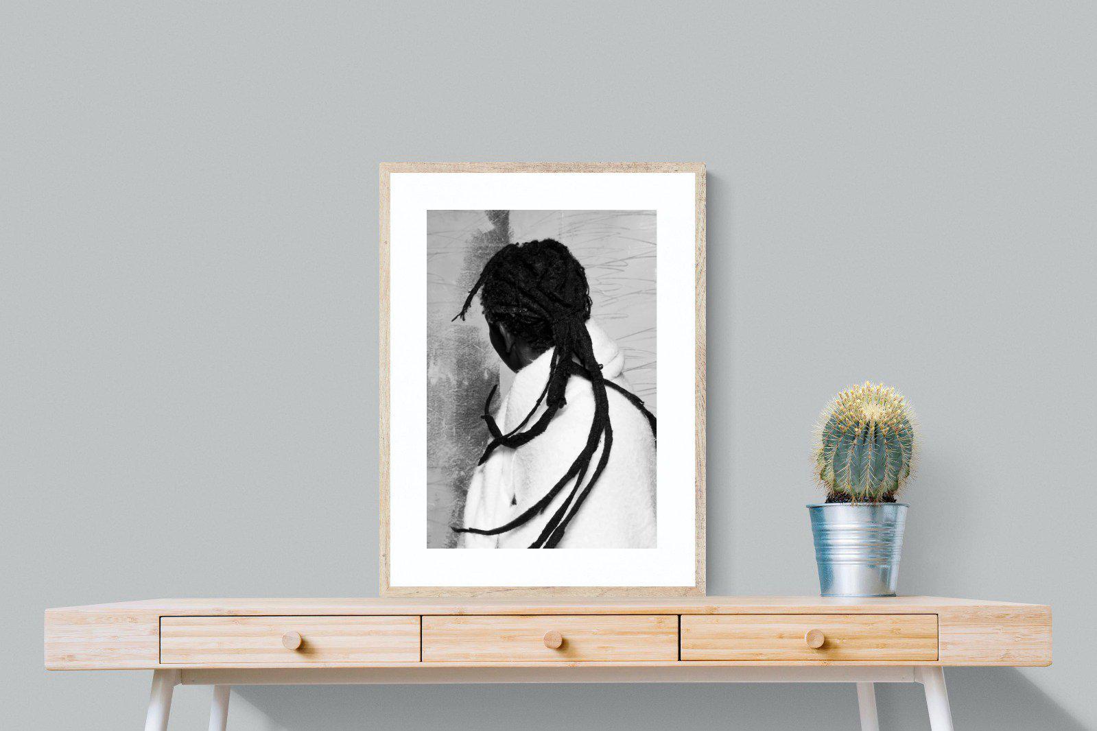 Robed Artist-Wall_Art-60 x 80cm-Framed Print-Wood-Pixalot