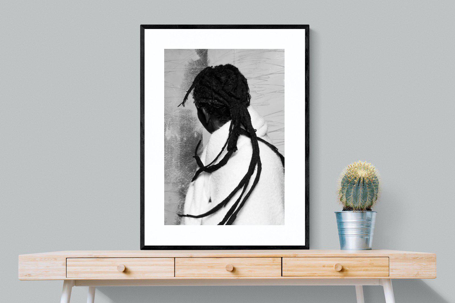 Robed Artist-Wall_Art-75 x 100cm-Framed Print-Black-Pixalot