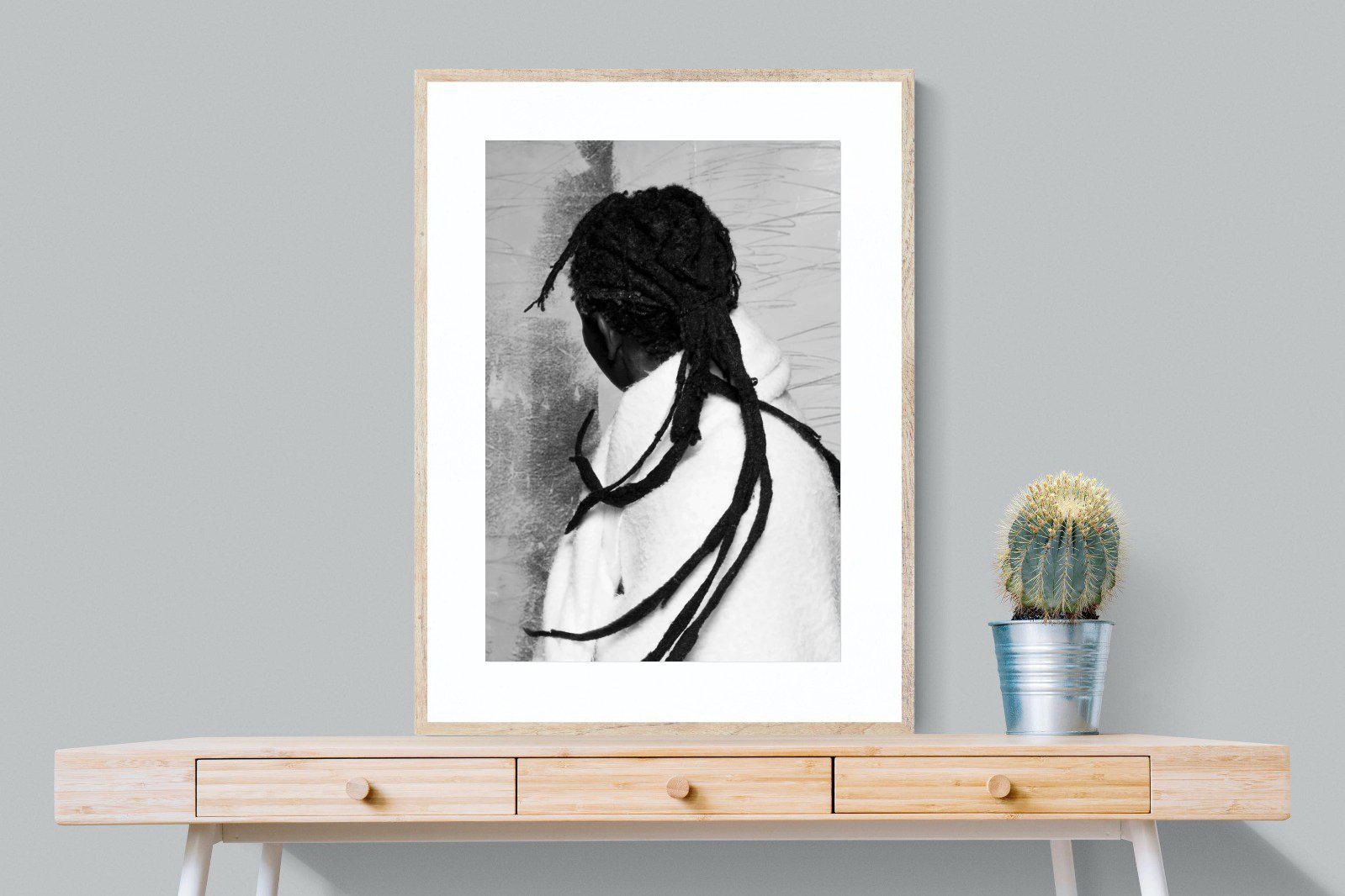 Robed Artist-Wall_Art-75 x 100cm-Framed Print-Wood-Pixalot