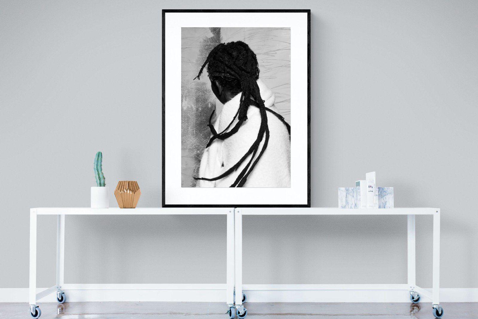 Robed Artist-Wall_Art-90 x 120cm-Framed Print-Black-Pixalot