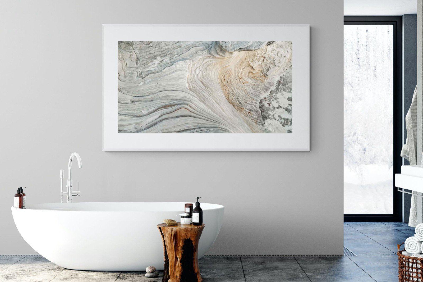 Rock Formation-Wall_Art-180 x 110cm-Framed Print-White-Pixalot