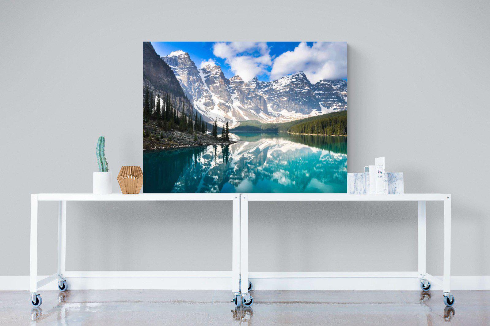 Rocky Mountains-Wall_Art-120 x 90cm-Mounted Canvas-No Frame-Pixalot