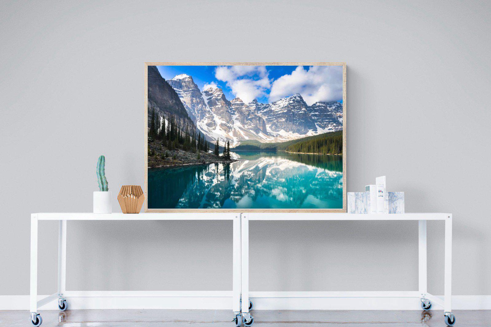 Rocky Mountains-Wall_Art-120 x 90cm-Mounted Canvas-Wood-Pixalot