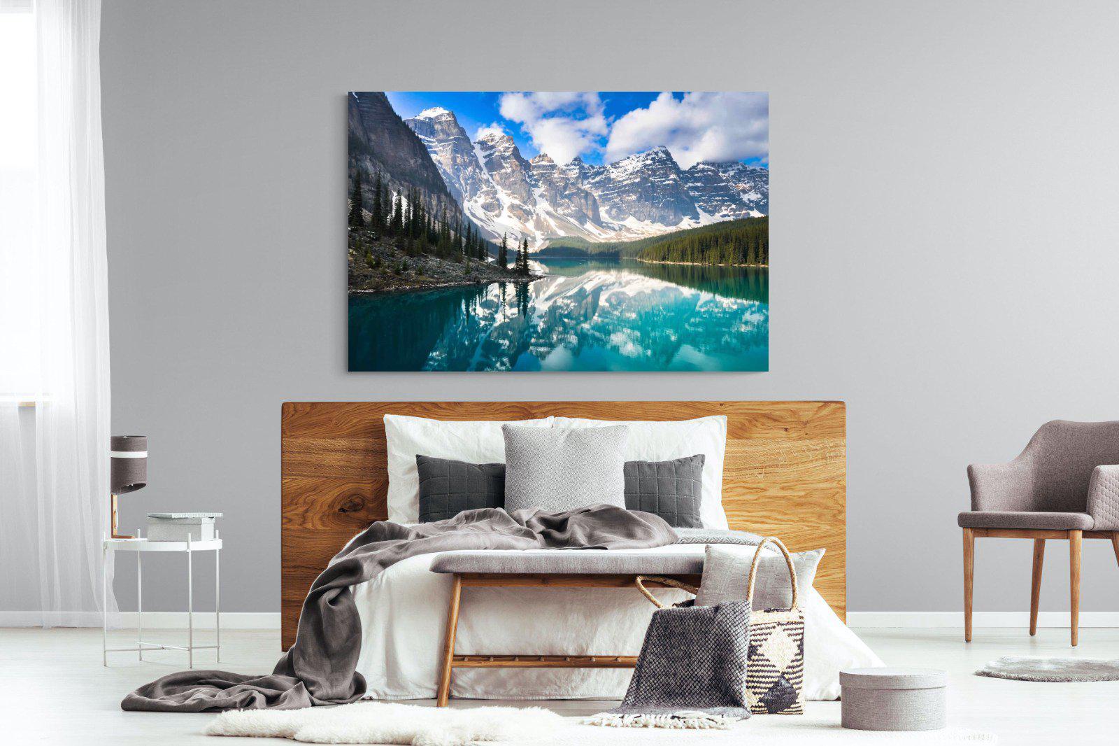 Rocky Mountains-Wall_Art-150 x 100cm-Mounted Canvas-No Frame-Pixalot