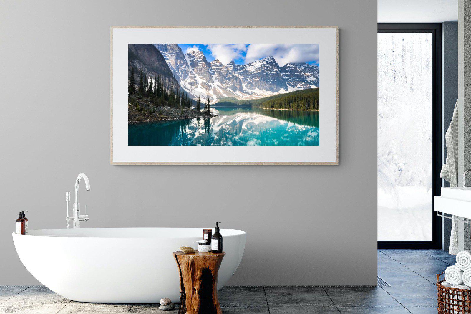 Rocky Mountains-Wall_Art-180 x 110cm-Framed Print-Wood-Pixalot