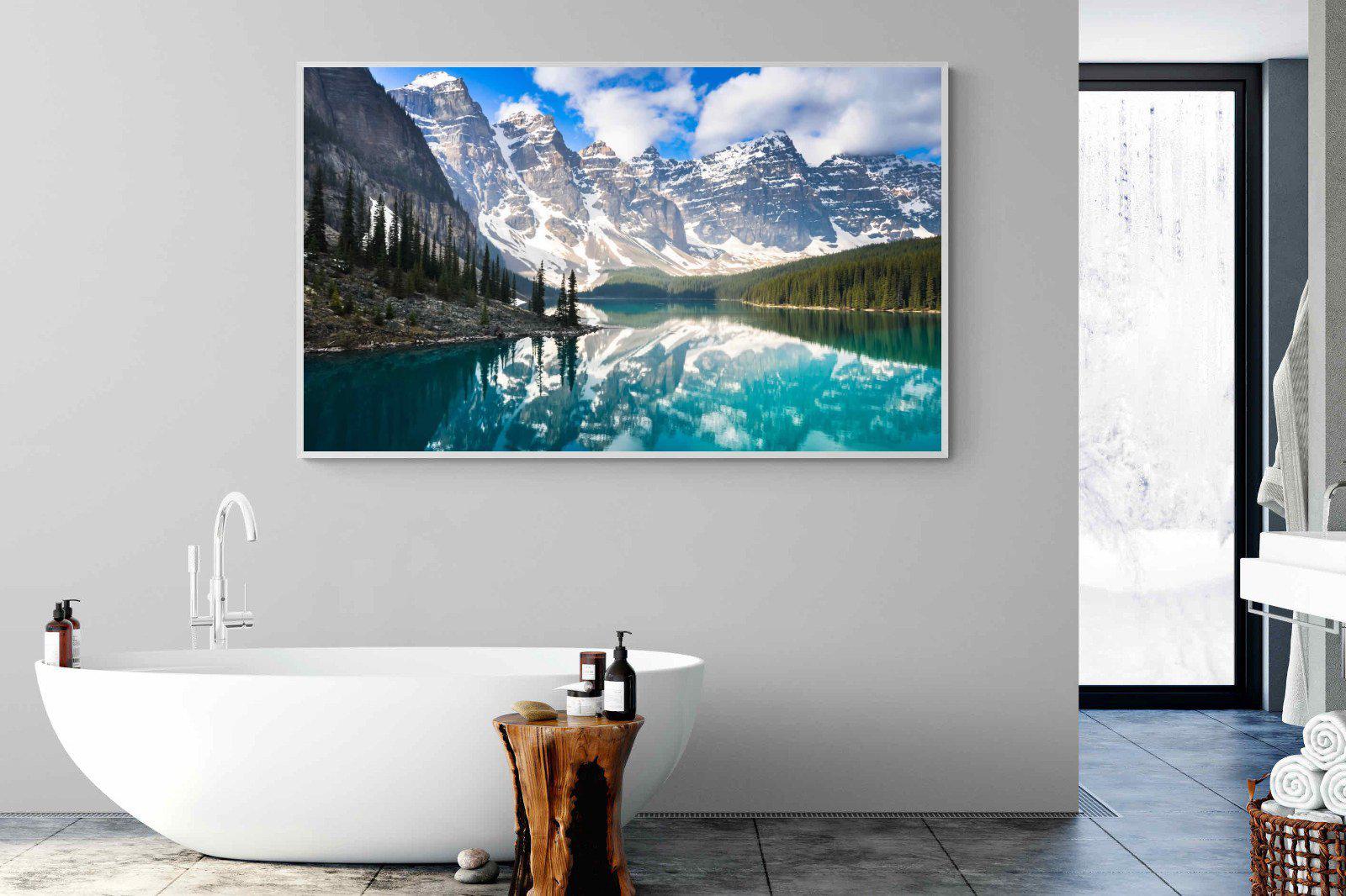 Rocky Mountains-Wall_Art-180 x 110cm-Mounted Canvas-White-Pixalot