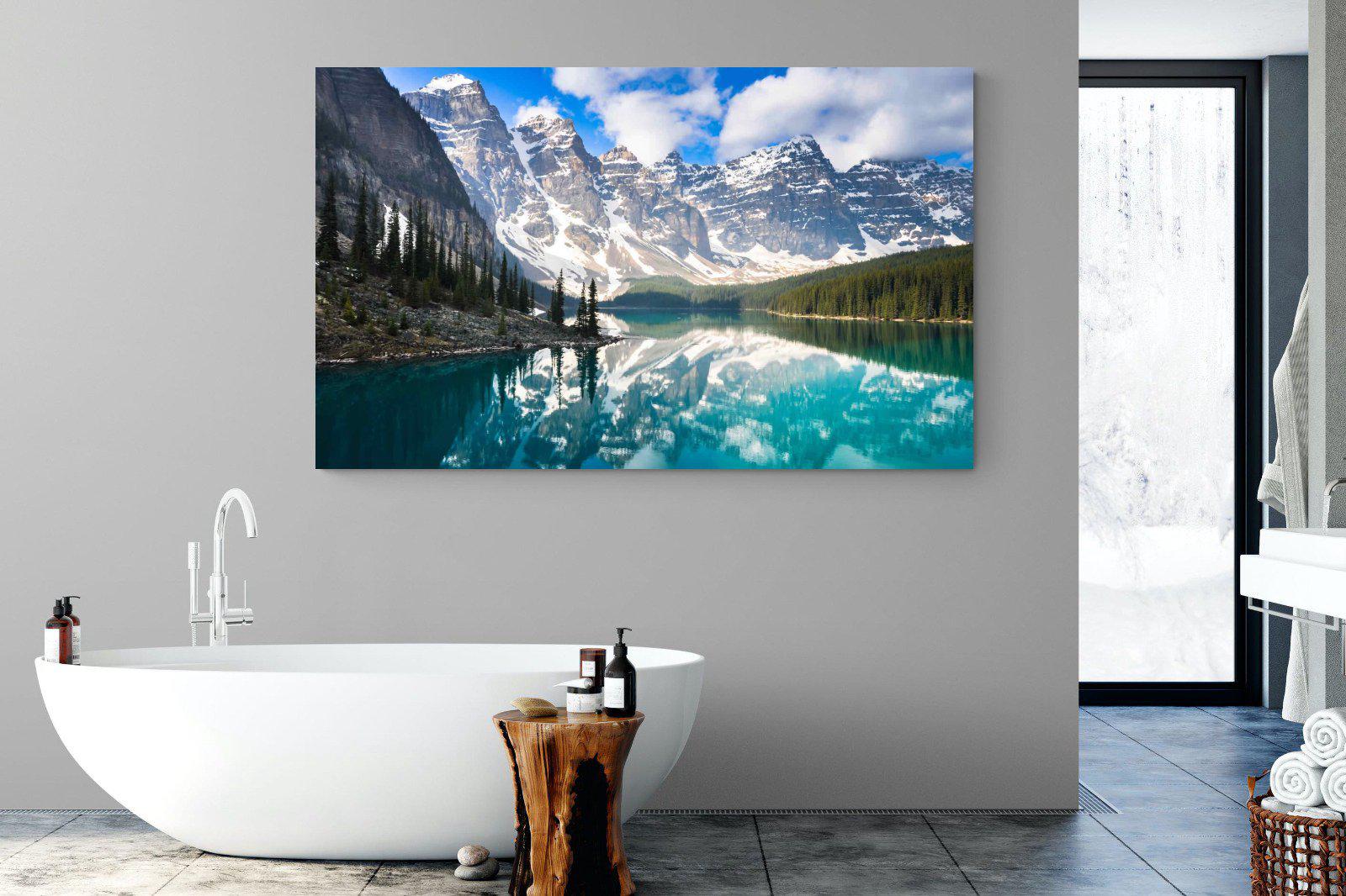 Rocky Mountains-Wall_Art-180 x 110cm-Mounted Canvas-No Frame-Pixalot