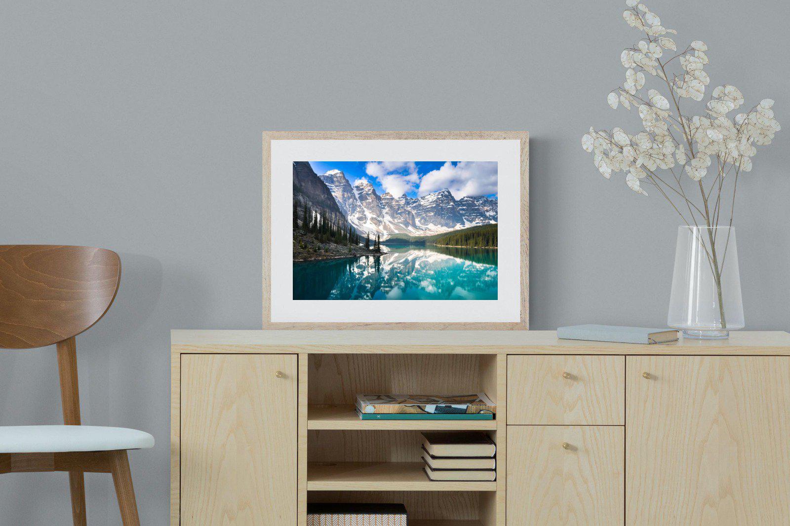 Rocky Mountains-Wall_Art-60 x 45cm-Framed Print-Wood-Pixalot