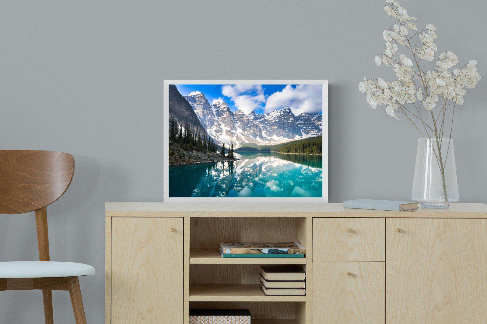 Rocky Mountains-Wall_Art-60 x 45cm-Mounted Canvas-White-Pixalot