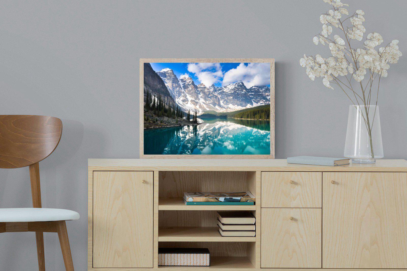 Rocky Mountains-Wall_Art-60 x 45cm-Mounted Canvas-Wood-Pixalot