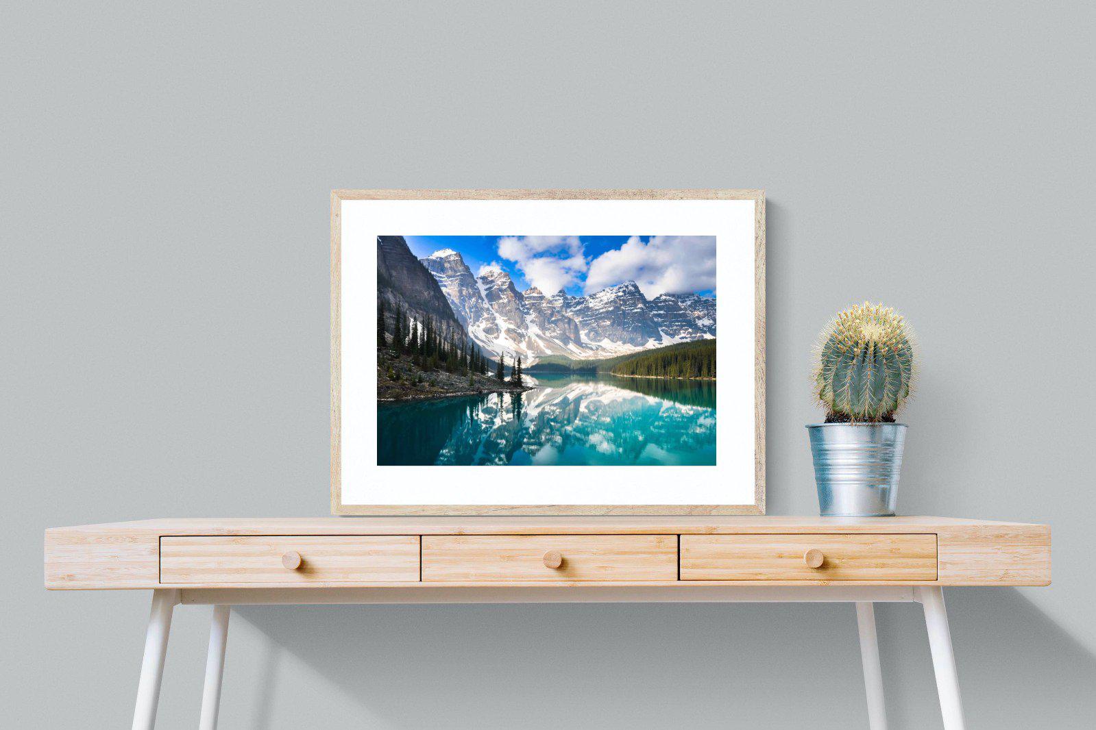 Rocky Mountains-Wall_Art-80 x 60cm-Framed Print-Wood-Pixalot