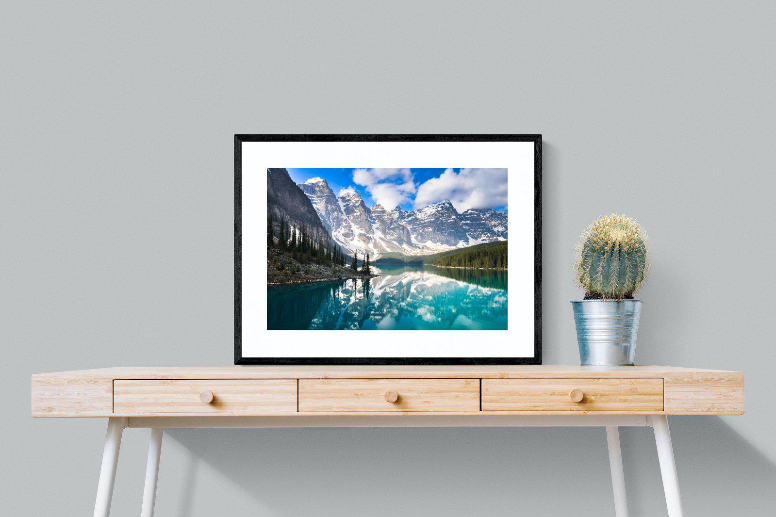 Rocky Mountains-Wall_Art-80 x 60cm-Framed Print-Black-Pixalot