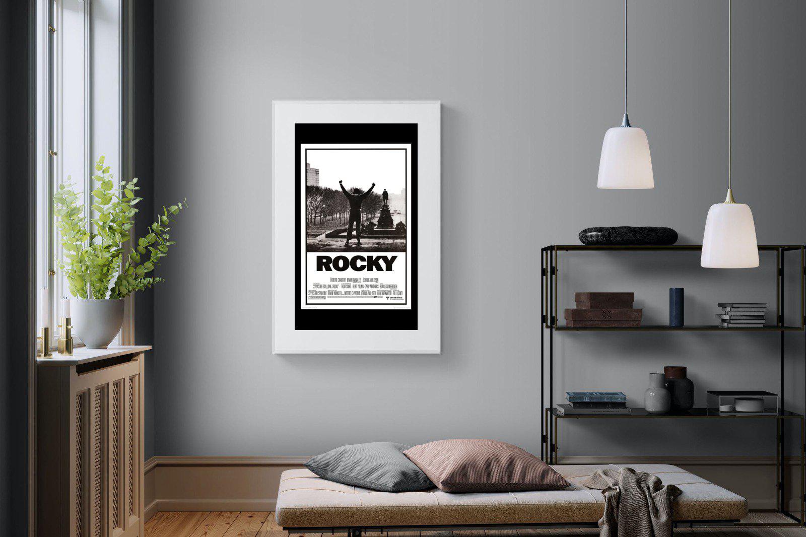 Rocky-Wall_Art-100 x 150cm-Framed Print-White-Pixalot