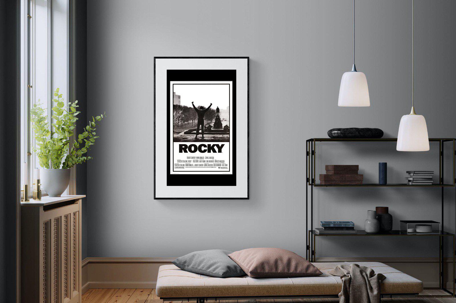 Rocky-Wall_Art-100 x 150cm-Framed Print-Black-Pixalot