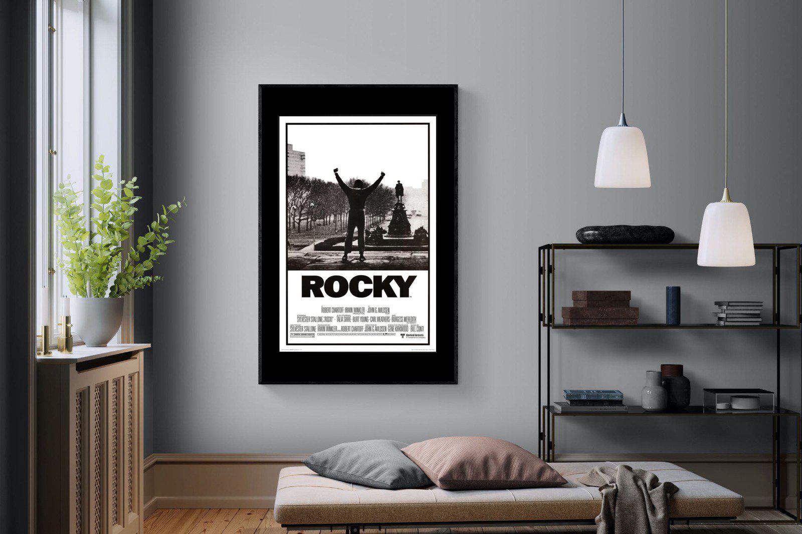 Rocky-Wall_Art-120 x 180cm-Mounted Canvas-Black-Pixalot