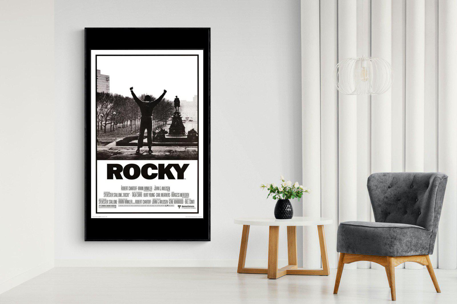 Rocky-Wall_Art-130 x 220cm-Mounted Canvas-Black-Pixalot