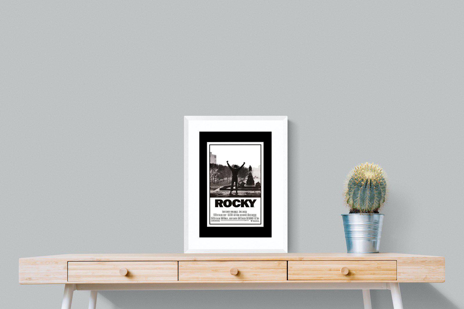 Rocky-Wall_Art-45 x 60cm-Framed Print-White-Pixalot