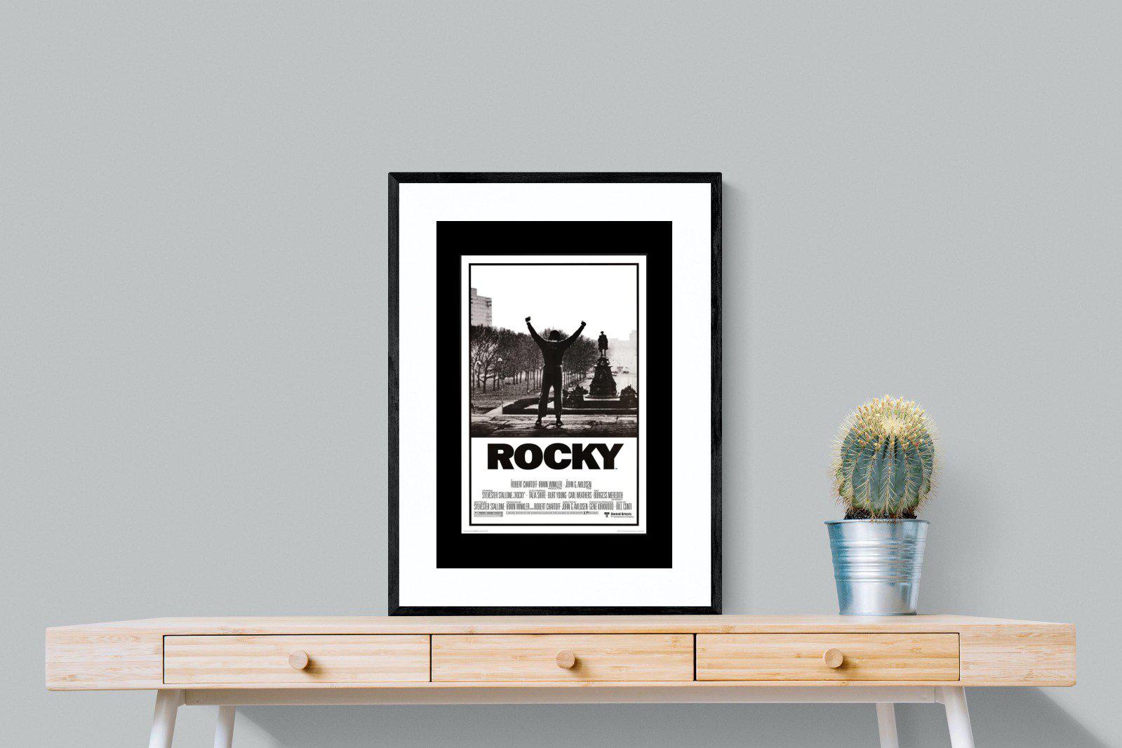Rocky-Wall_Art-60 x 80cm-Framed Print-Black-Pixalot