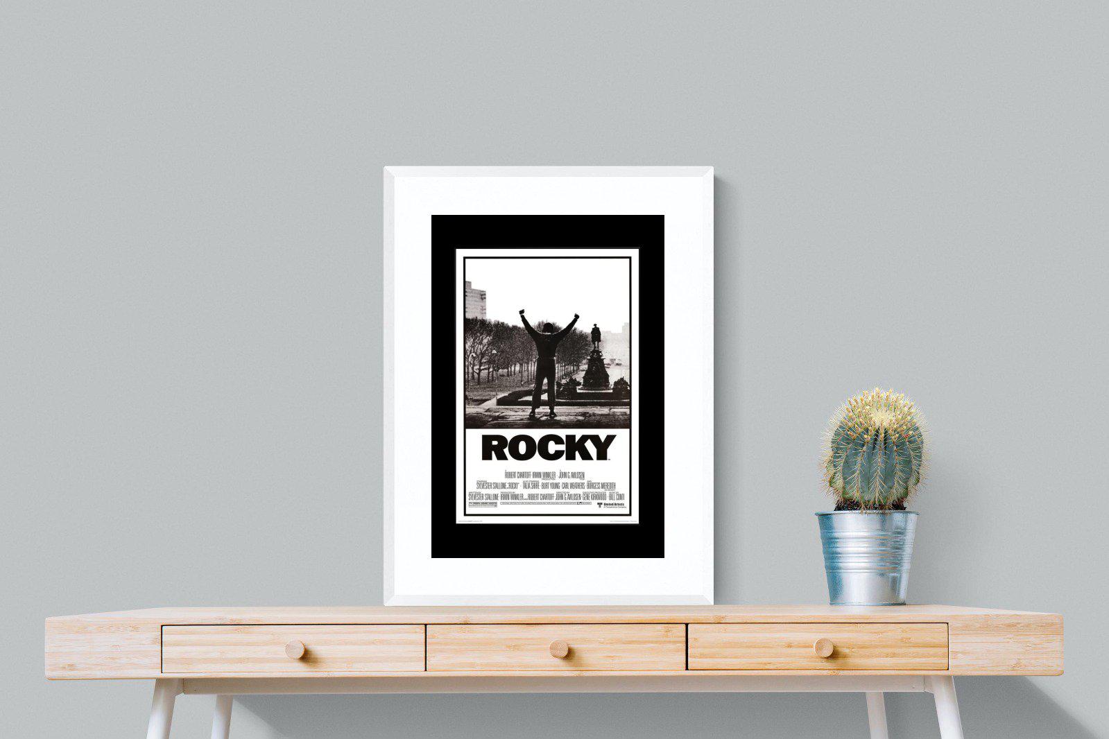 Rocky-Wall_Art-60 x 80cm-Framed Print-White-Pixalot