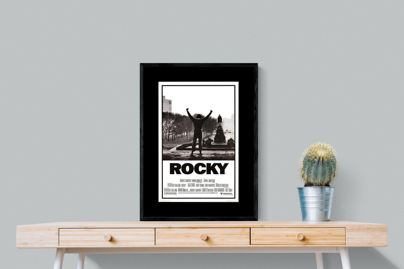 Rocky-Wall_Art-60 x 80cm-Mounted Canvas-Black-Pixalot