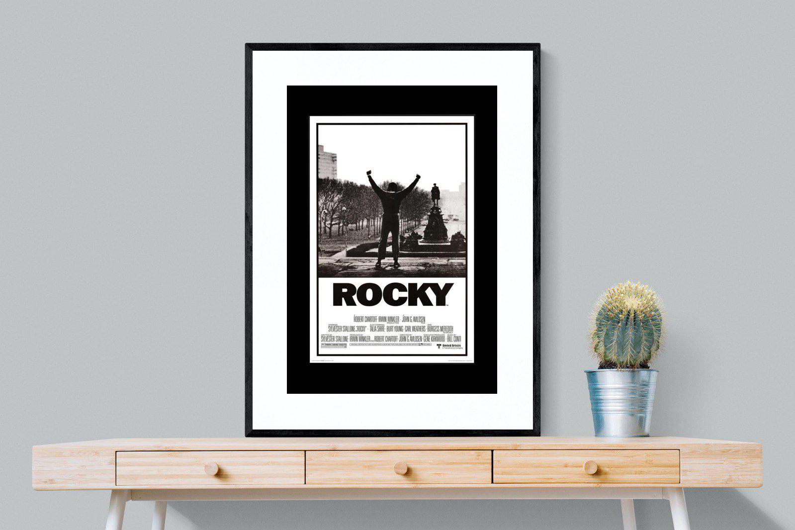 Rocky-Wall_Art-75 x 100cm-Framed Print-Black-Pixalot