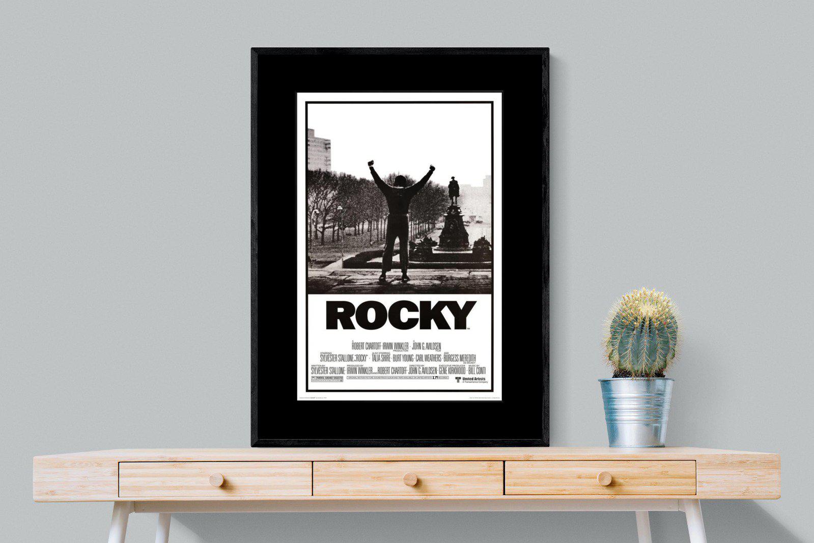 Rocky-Wall_Art-75 x 100cm-Mounted Canvas-Black-Pixalot