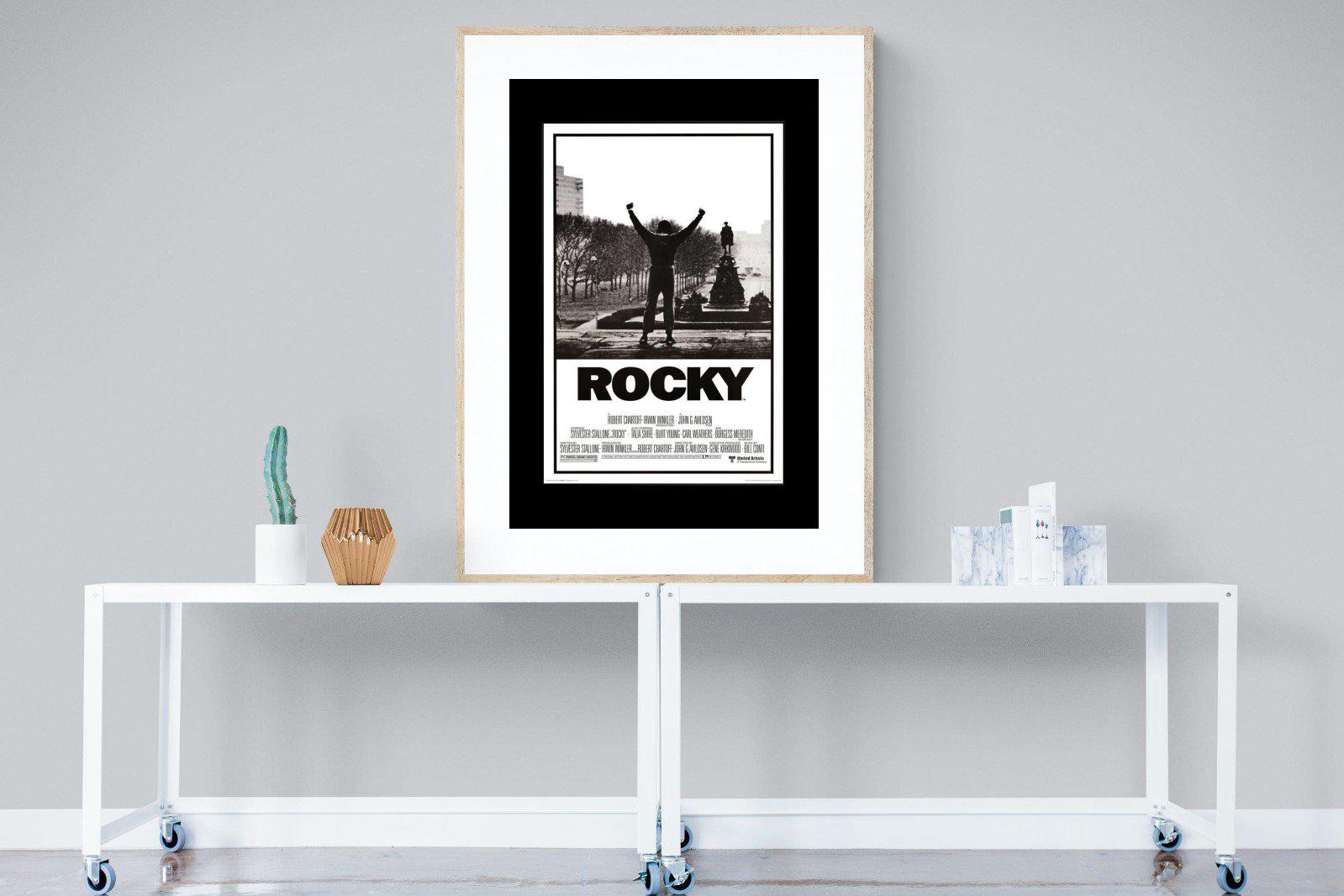 Rocky-Wall_Art-90 x 120cm-Framed Print-Wood-Pixalot