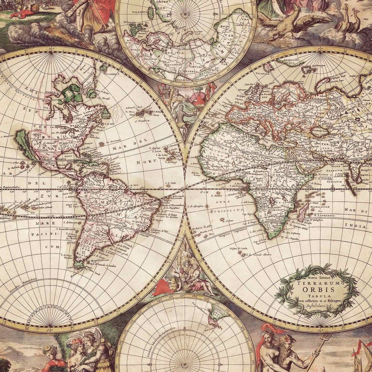 Roman Map Wall Art | Canvas & Framed Prints – Pixalot