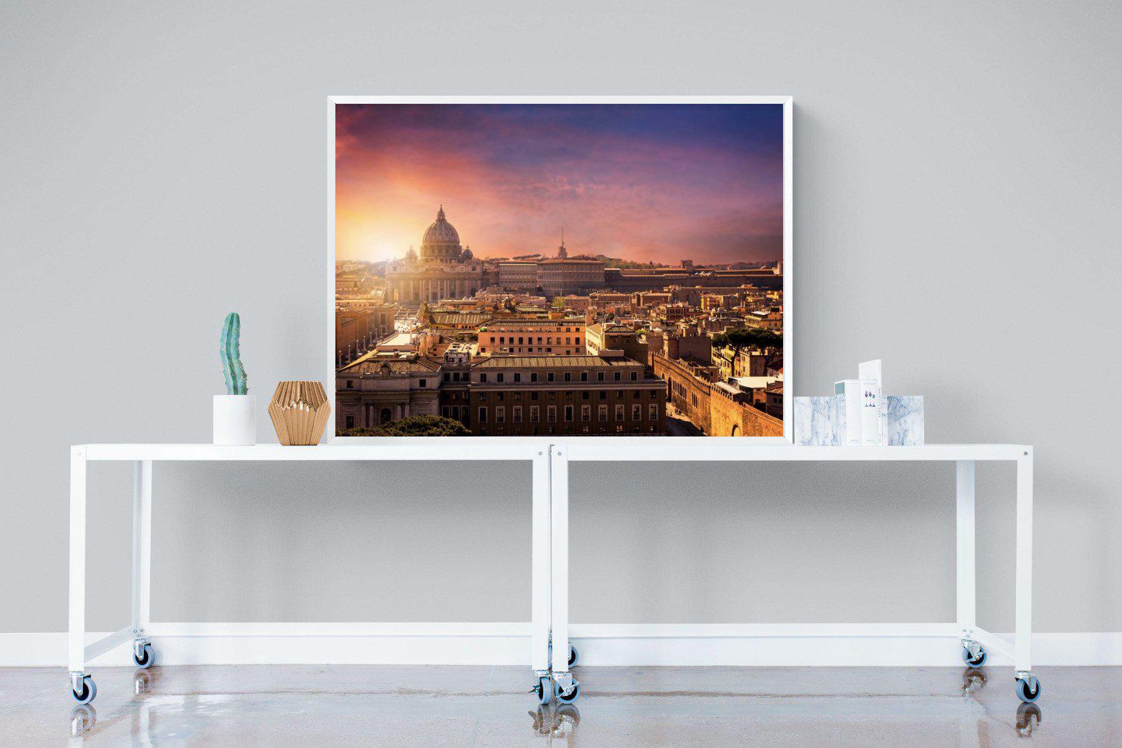 Rome-Wall_Art-120 x 90cm-Mounted Canvas-White-Pixalot