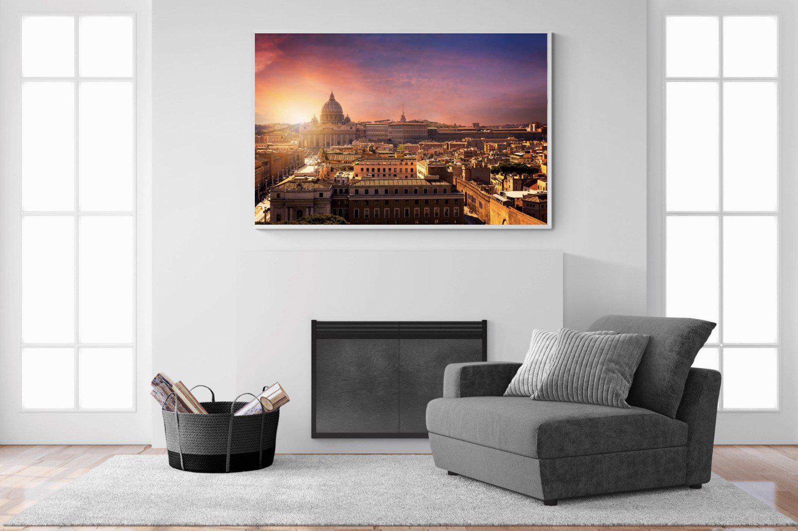 Rome-Wall_Art-150 x 100cm-Mounted Canvas-White-Pixalot