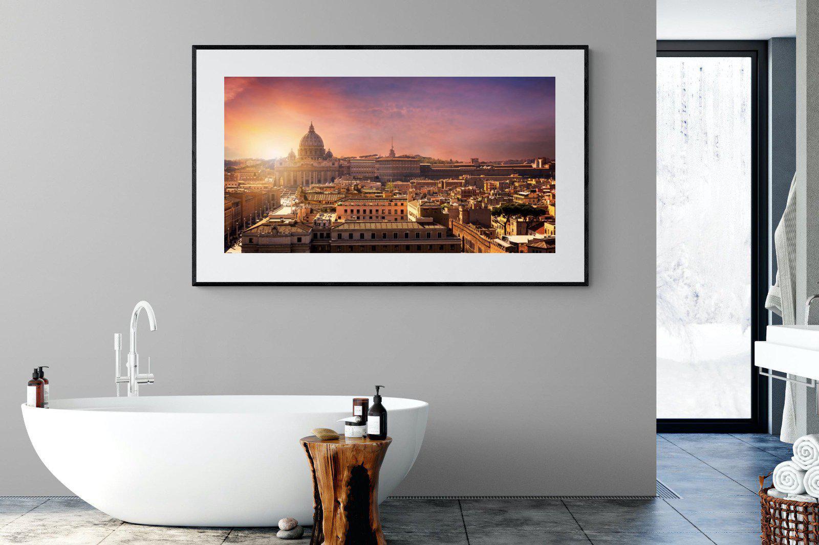 Rome-Wall_Art-180 x 110cm-Framed Print-Black-Pixalot