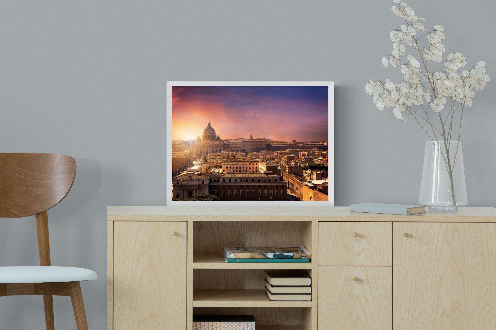 Rome-Wall_Art-60 x 45cm-Mounted Canvas-White-Pixalot